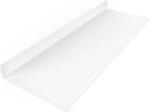 Vista 24 de Estante Flotante Lineal Hecho en EE.UU. - Acero Forjado Fabricado en EE.UU. - Estante Industrial de Metal de Servicio Pesado Montado en Pared