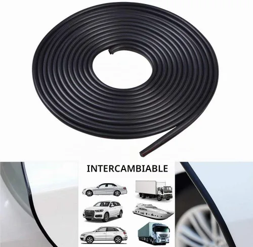 Vista 3 de Ejoyous Protectores de puerta de automóvil de 16.4 pies 16.4 ft, ajuste universal, protector de puerta de automóvil, sello de goma, moldura