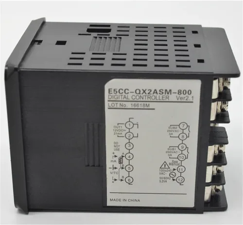 Vista 4 de 48x48mm 1/16 Din Fahrenheit Celsius PID Temperature Controller for Replace E5CC-QX2ASM-800 E5CC-RX2ASM-800(E5CC-QX2ASM-800)