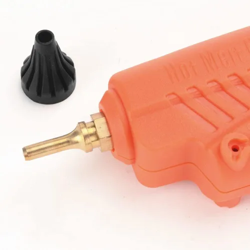 Vista 6 de FLZOSPER Pistola de pegamento caliente de tamaño completo de 60/100 W con 20 barras de pegamento, pistola de pegamento grande de doble potencia, kit