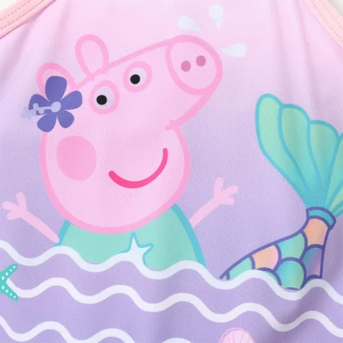 Vista 4 de Peppa Traje de baño de sirena de océano para bebé niña pequeña