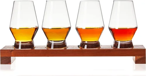Vista 11 de Juego de copas de brandy Viski Wingback, copas de vino con tallo, copa de cóctel de regalo, perfectas para bourbon, ron de centeno, whisky escocés