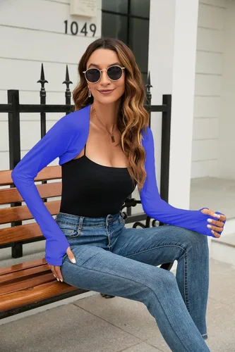 Vista 14 de Chal refrescante manga para brazo con agujero para los dedos, protección solar para mujeres y hombres para golf, equitación, conducción