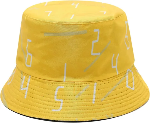 Vista 19 de Sombrero de pescador reversible de doble cara con estampado unisex Banana