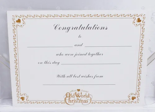 Vista 6 de Colección Boda Set de 6 Adornos de Cristal Old World Christmas 14011