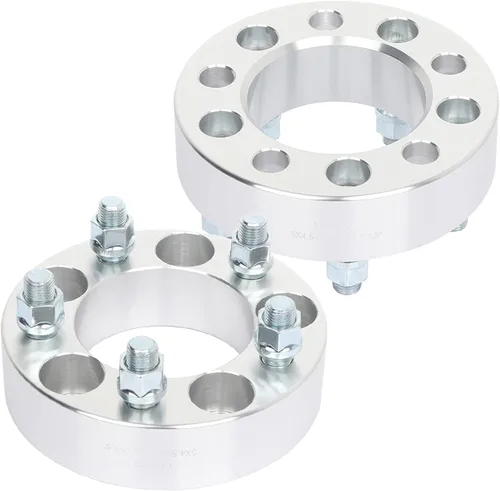 Vista 264 de SCITOO Espaciadores de rueda de 1.5 pulgadas, orificio 4x4 con adaptadores de pernos de 1/2 de 2.441 in para ClubCar Precedent para Adward 2 para EZ