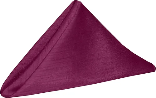 Vista 40 de Ultimate Textile -1 docena - Reversible Shantung Satin - Majestic - Servilletas de tela Majestic de 20.0 x 20.0 in, color azul bígaro Periwinkle