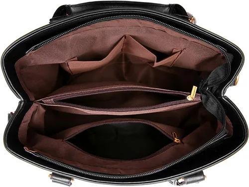 Vista 6 de Dreubea Bolso bandolera de cuero para mujer
