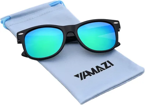 Vista 2 de Lentes de sol para niños y niñas, lentes de sol irrompibles para niños pequeños, protección UV, lentes de sol polarizados para niños de 3 a 10 años