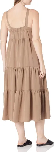 Vista 5 de The Drop Vestido largo Britt escalonado para mujer
