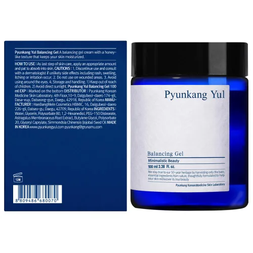 Vista 2 de Pyunkang Yul Gel equilibrante - Hidratante facial diario para mujeres - Productos para el cuidado de la piel facial para pieles secas y mixtas