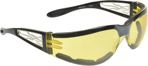 Vista 15 de Anteojos de sol con espuma, para motocicleta. Con diseño de llamas para hombres y mujeres