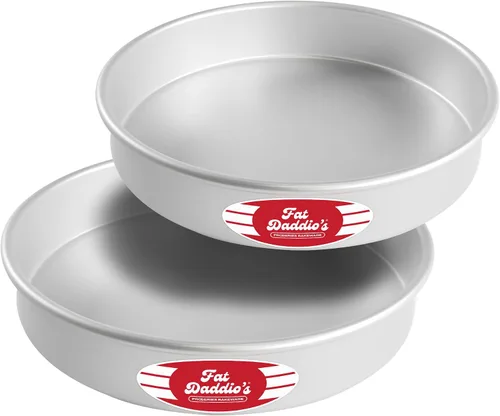 Vista 51 de Fat Daddio's Juego de moldes para pasteles redondos uniformes de aluminio anodizado de 4 niveles, profundidad de 2 pulgadas