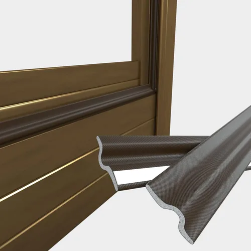 Vista 9 de Burlete de 26 pies para ventanas/puertas, tira de sellado de espuma autoadhesiva para corrientes de aire de ventanas, sellado de huecos