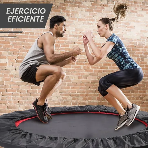 Vista 3 de Rebounder Trampoline for Adults, 40"/50" Foldable Spring Fitness Trampoline - 450 lbs Capacity, Quiet & Stable Indoor/Outdoor Exercise Equipment for