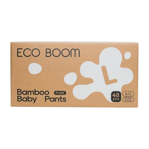 Vista 8 de ECO BOOM Pantalones de entrenamiento para niños pequeños, hipoalergénicos para pieles sensibles, talla 3 (M) adecuado para 13 a 24 libras, 26