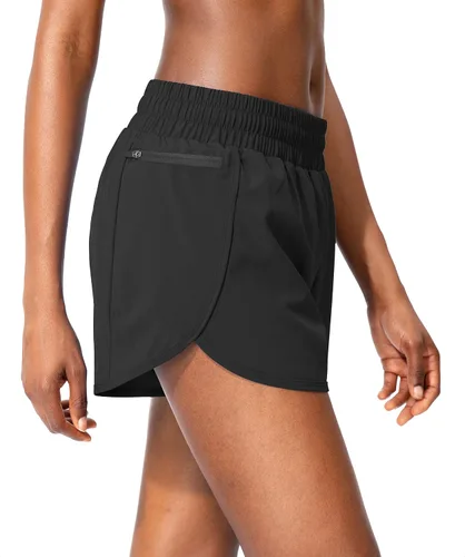 Vista 2 de Soothfeel Pantalones cortos deportivos para mujer de 3"/5" para Negro