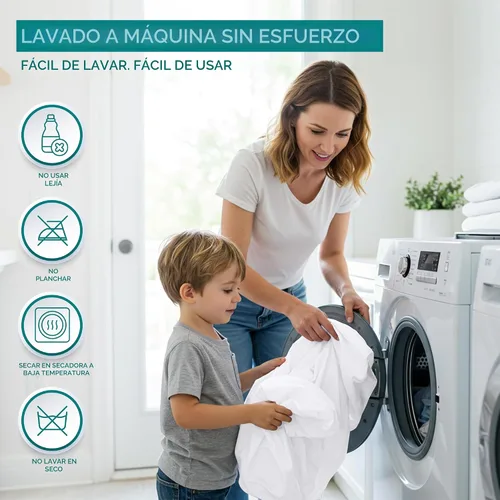 Vista 6 de Utopia Bedding - Funda de almohada impermeable con cremallera, 20 x 26 pulgadas, 2 unidades, estándar, color blanco