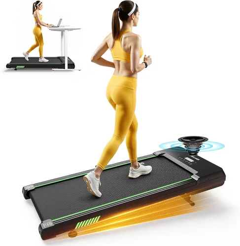 Vista 8 de Akluer Walking Pad Treadmill, Portable Under Desk Treadmill 330lbs Capacity, Compact Treadmills Mini Walking Pad, 2.5HP Portable Treadmills with