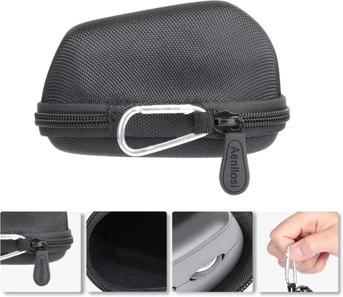 Vista 8 de Aenllosi Estuche de transporte rígido de repuesto para ratón ergonómico vertical Logitech Lift (negro)