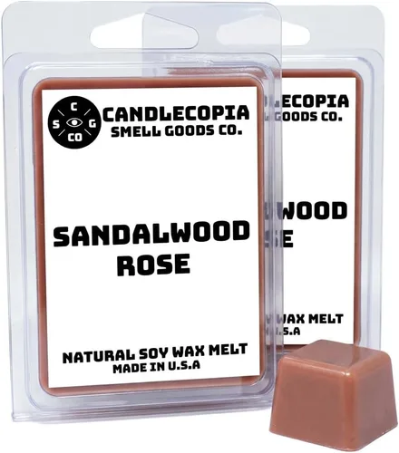 Vista 21 de Apple Maple Bourbon - Cera vegana vertida a mano fuertemente perfumada, 12 cubos de cera perfumada, 6.4 onzas en 2 paquetes de 6 unidades Bourbon