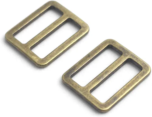 Vista 12 de Ganchos giratorios de metal con anillos en D y hebillas deslizantes para bolso arcoíris Tri-Glides..