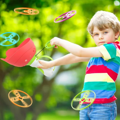 Vista 3 de pamexin Juguetes exteriores para niños de 4 a 8 años – Juego de captura manual – Juguete de persecución para niños y niñas, de 3 a 7 años