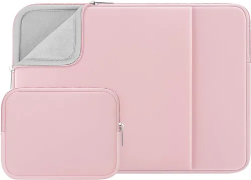 Vista 12 de RAINYEAR Funda para laptop de 11 pulgadas, bolsa de forro suave con bolsillo frontal y bolsa de accesorios, compatible con MacBook Neo A18 MacBook