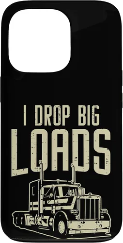 Vista 10 de I Drop Big Loads Semi Truck Truck Driver Trucker - Funda de regalo para iPhone 17