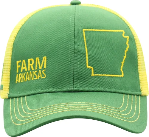 Vista 106 de John Deere Gorra de béisbol con logotipo y malla trasera con contraste, para hombre