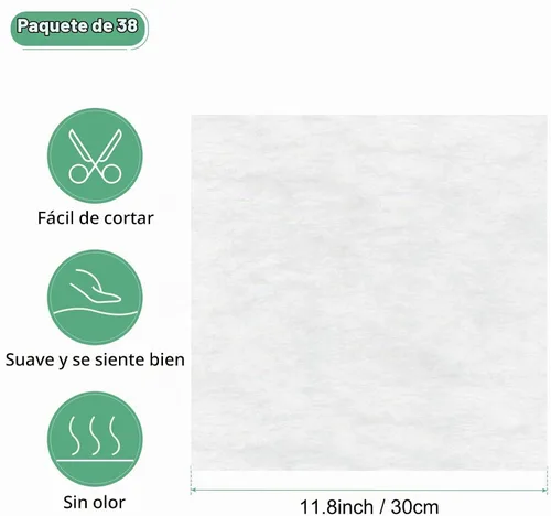 Vista 3 de M METERXITY Papel de flores de algodón coreano de 38 hojas, papel de algodón impermeable de 11.8 pulgadas para bouquets/embalaje de regalo [blanco]