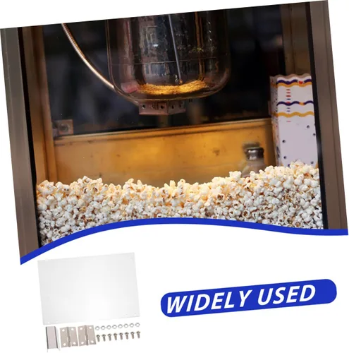 Vista 9 de Paneles protectores comerciales para hacer palomitas de maíz, paneles de puerta de repuesto, tapas de PVC para máquina de hacer palomitas de maíz, 2