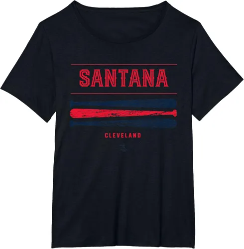 Vista 6 de Carlos Santana Vintage Baseball Bat Gameday Camiseta