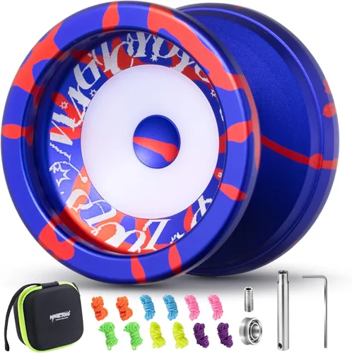 Vista 11 de MAGICYOYO Yoyo Profesional Responsivo para Niños de 8-12, V6 Locus Yo Yo de Doble Función para Adultos, Yo-yo de Truco de Giro con el Dedo