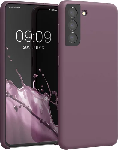 Vista 113 de kwmobile Funda compatible con Samsung Galaxy S9 - Funda de silicona TPU con acabado suave - Blue Reef
