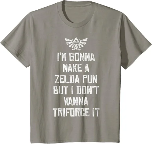 Vista 21 de Nintendo Zelda Funny Triforce It Pun - Camiseta gráfica, Negro, S