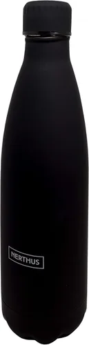 Vista 41 de NERTHUS FIH 712 - Botella aislada de doble pared para diseño frío y caliente, acero inoxidable, 11.8 fl oz, sin BPA, 18/8, color azul bebé