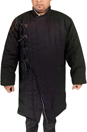 Vista 5 de Medieval Thick Padded Gambeson Coat Aketon Full Length Jacket Armor Costumes Dress SCA LARP by ITS Medieval