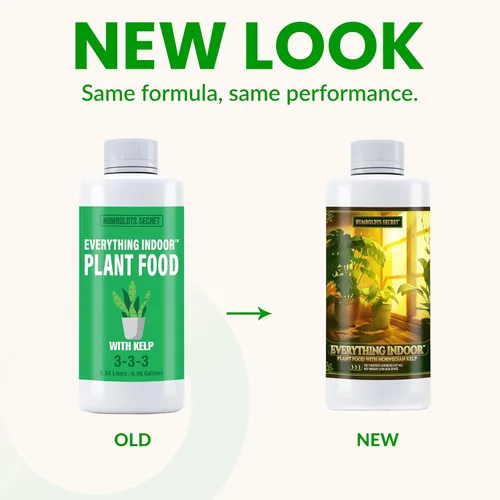 Vista 2 de Humboldts Secret Everything - Alimento para plantas de interior 3-3-3 Fertilizante líquido multiusos con algas noruegas Apoya el crecimiento