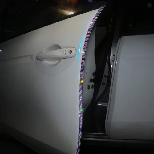 Vista 2 de eing Adhesivo antiarañazos para el borde de la puerta, protector de puerta de automóvil, protección de puerta de automóvil, 35.4 pulgadas cada uno