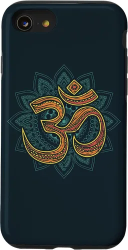 Vista 18 de Funda con diseño de mandala espiritual Om para iPhone 17