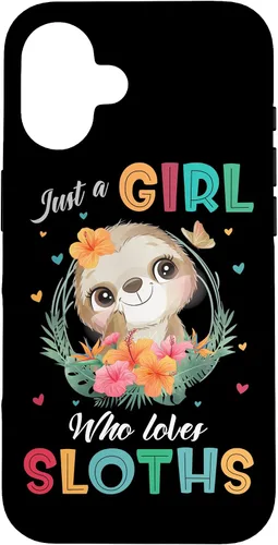 Vista 32 de Just a Girl Who Loves Sloths Case for iPhone 17