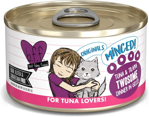 Vista 15 de Weruva BFF - Comida húmeda natural para gatos, atún y pollo 4 Eva en salsa, lata de 3 onzas, paquete de 24
