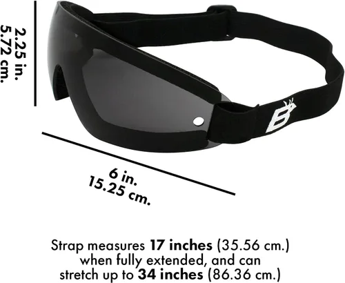 Vista 6 de Birdz Gafas de la serie Wing (transparente, azul, amarillo, lente ahumada, juego de 4)