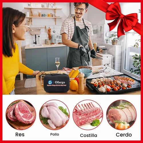 Vista 9 de Ofargo Jeringa Inyectora de Carne de Acero Inoxidable con 4 Agujas de Marinado y Estuche de Viaje para Parrilla Ahumadora de BBQ, regalos