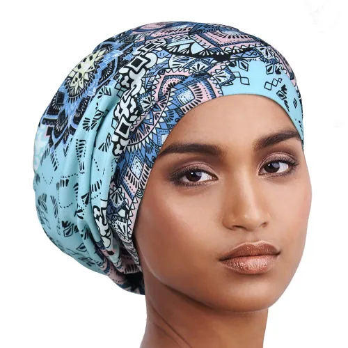 Vista 151 de Alnorm - Gorro con forro de satén y suave banda elástica para hombres y mujeres, talla única Se ajusta a la mayoría