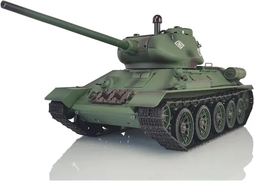 Vista 2 de TOUCAN RC HOBBY 2.4G Henglong 1/16 Escala 7.0 Plástico Ver Soviético T34-85 RTR RC Tanque Modelo 3909