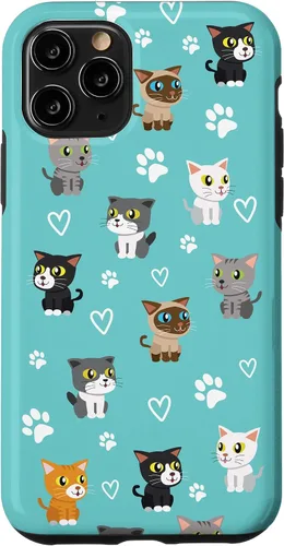 Vista 27 de Funda para iPhone 16 Cat Meow Kitten Kawaii Design Cat Mom