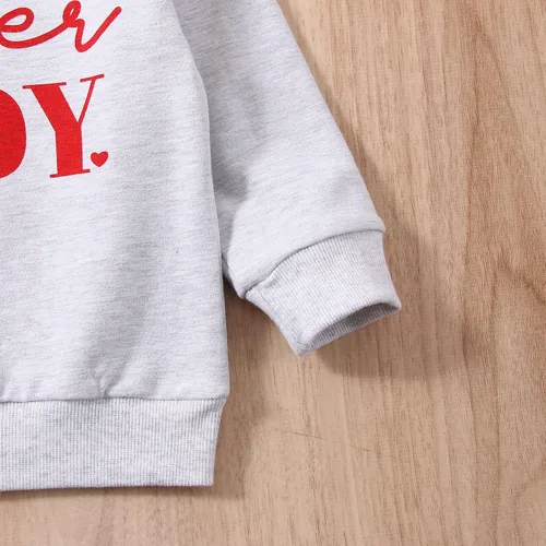 Vista 96 de Sudadera con cuello redondo para el día de San Valentín para bebé, niña, niño, para el día de San Valentín