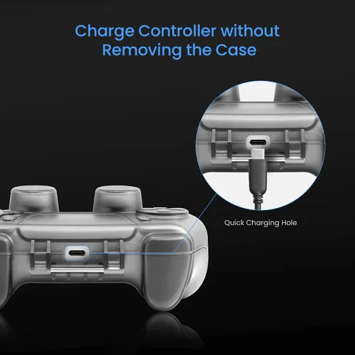 Vista 6 de tomtoc Funda protectora para mando de PS5 protector rígido para mando a distancia inalámbrico de Playstation 5 DualSense a prueba de golpes